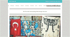 Desktop Screenshot of amoozeshzaban.com
